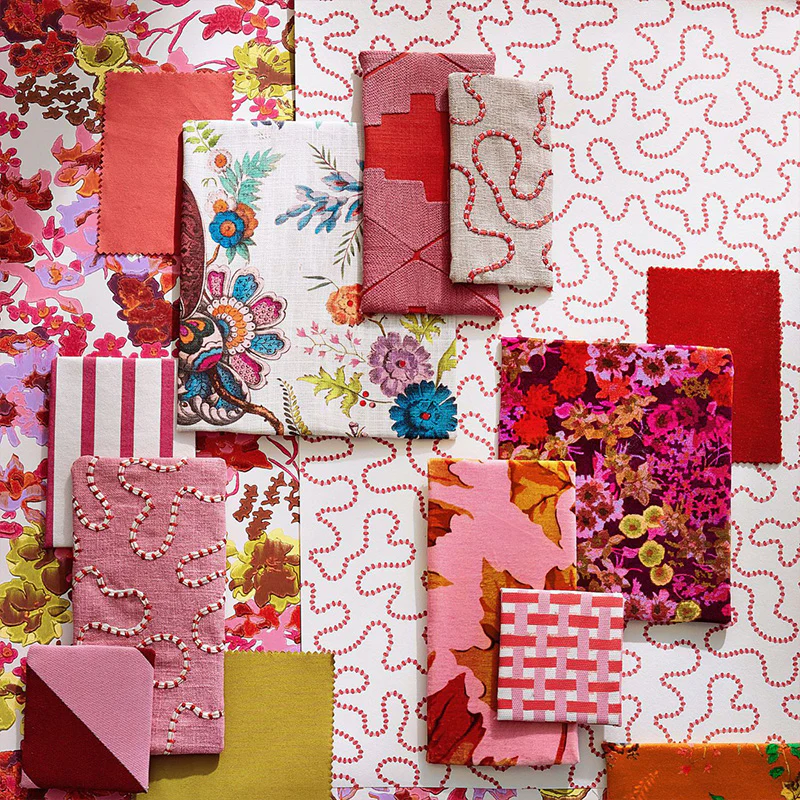 TESSUTO "GARDEN TERRACE RUBY/ROSE" - HARLEQUIN - Image 2