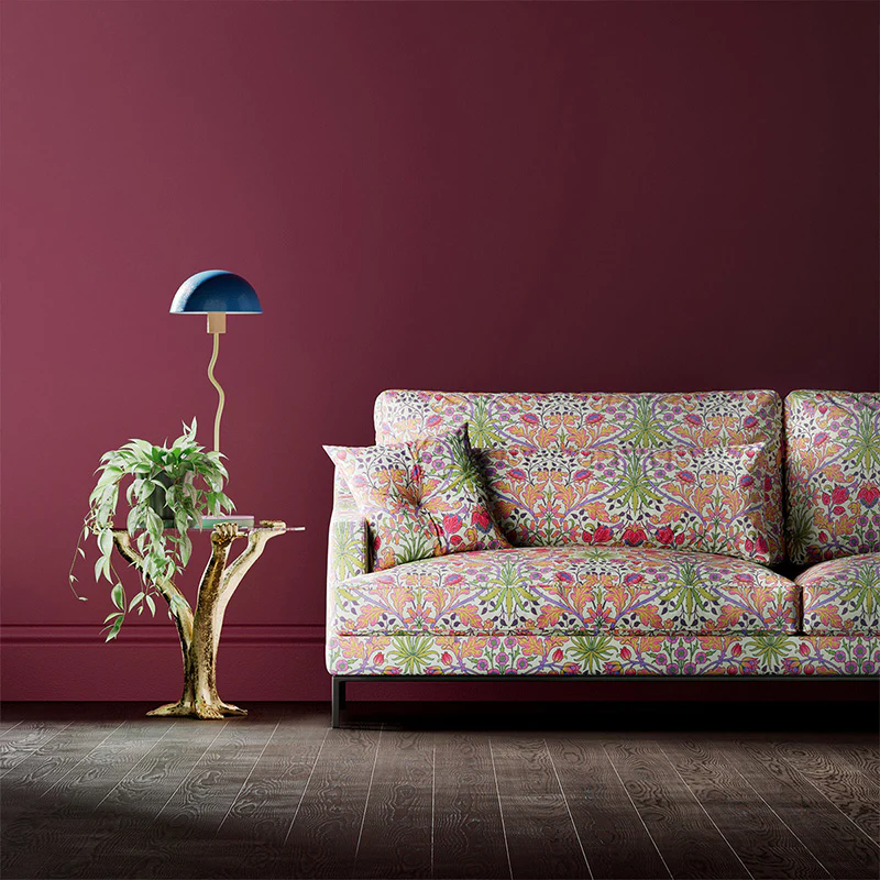 TESSUTO "HYACINTH COSMO PINK" - Morris & Co. - Sanderson - Image 4