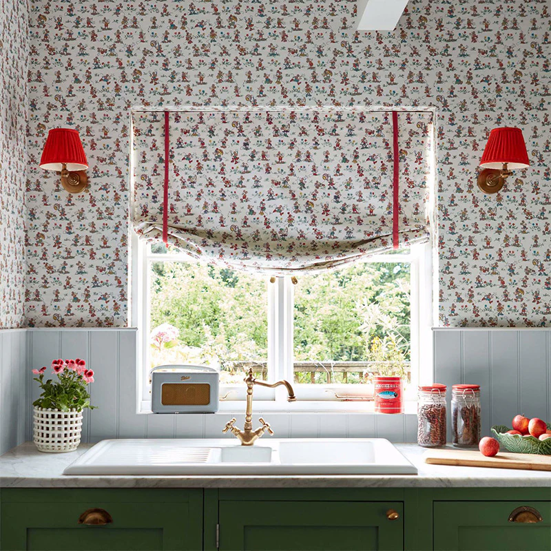 TESSUTO "MICKEY & MINNIE BONBON BLUE" - Disney x HOME - Sanderson - Image 2