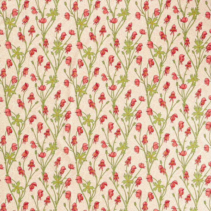TESSUTO "MONKSHOOD RHUBARB" - Morris & Co. - Sanderson