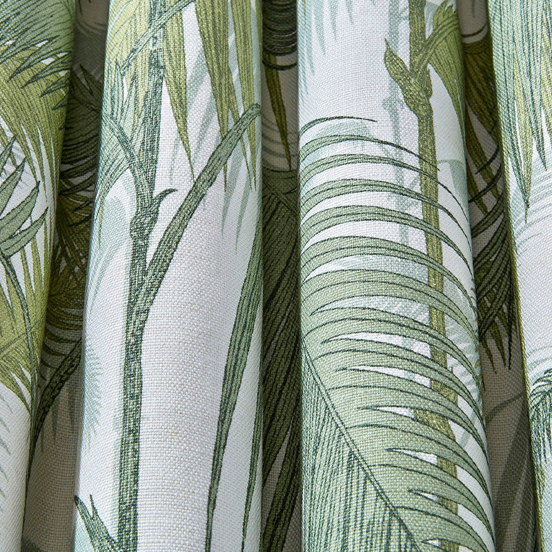 TESSUTO "Palm Jungle Linen Union Olive Green on White" - The Contemporary - Cole & Son - Image 2
