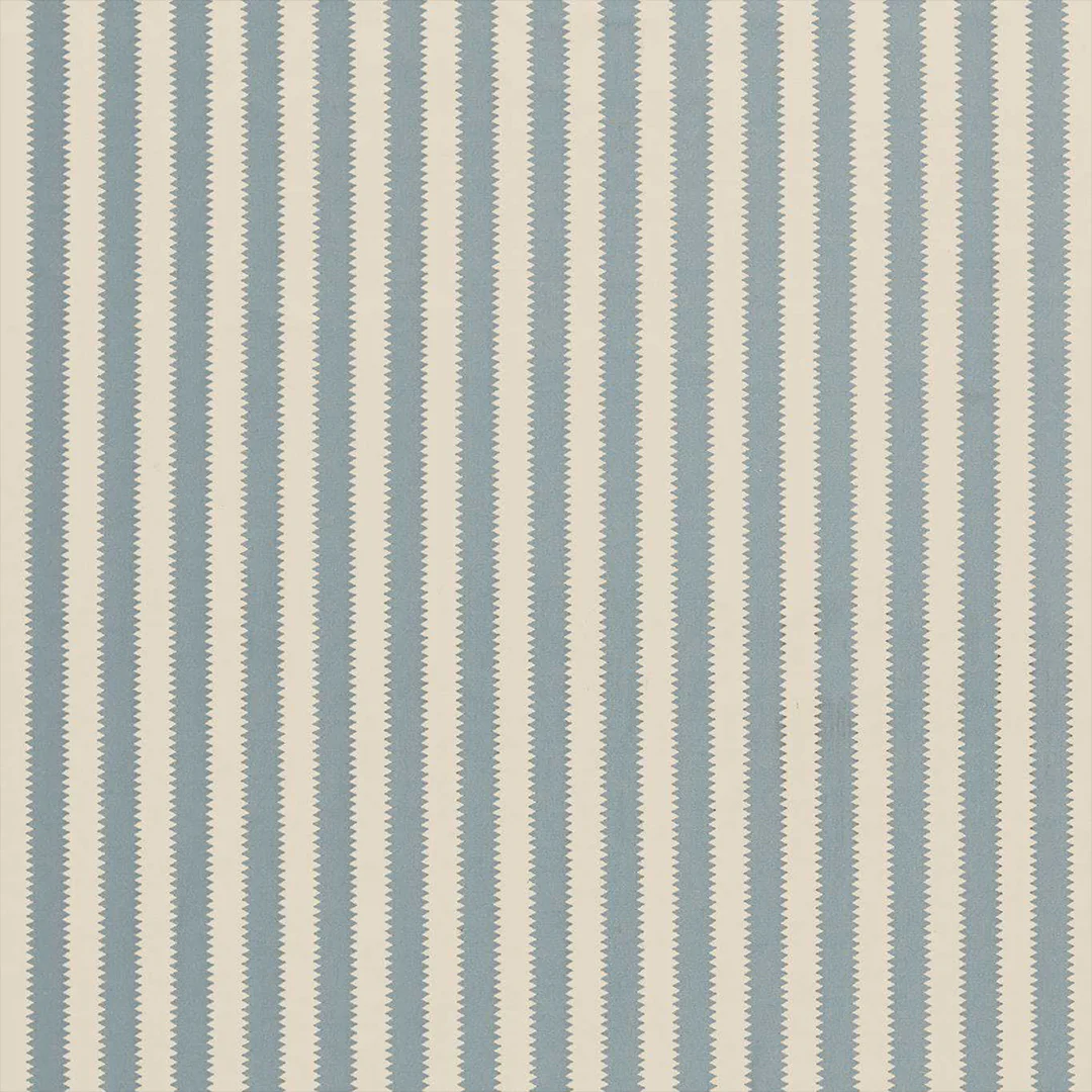 TESSUTO "REGENCY APERIGON BLUE/LINEN" - Giles Deacon - SANDERSON