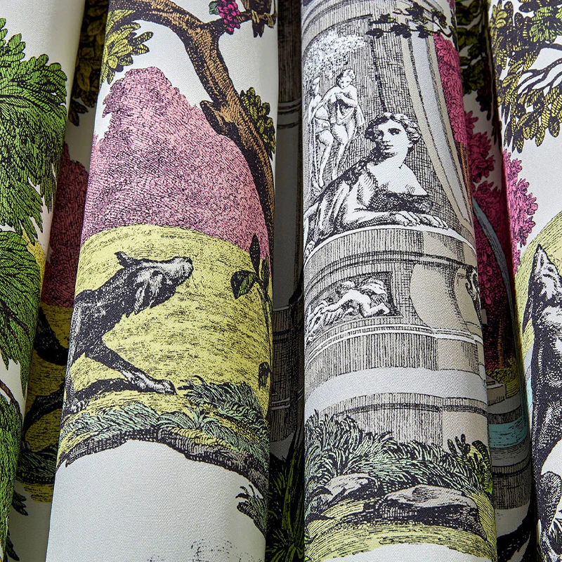 TESSUTO "Versailles Grand Cotton Bright Classic Multi" - The Contemporary - Cole & Son - Image 2