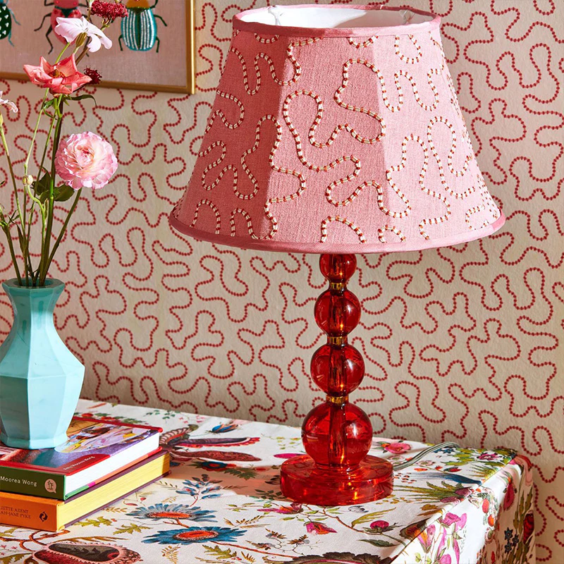 TESSUTO "WIGGLE ROSE QUARTZ/RUBY" - HARLEQUIN - Image 2