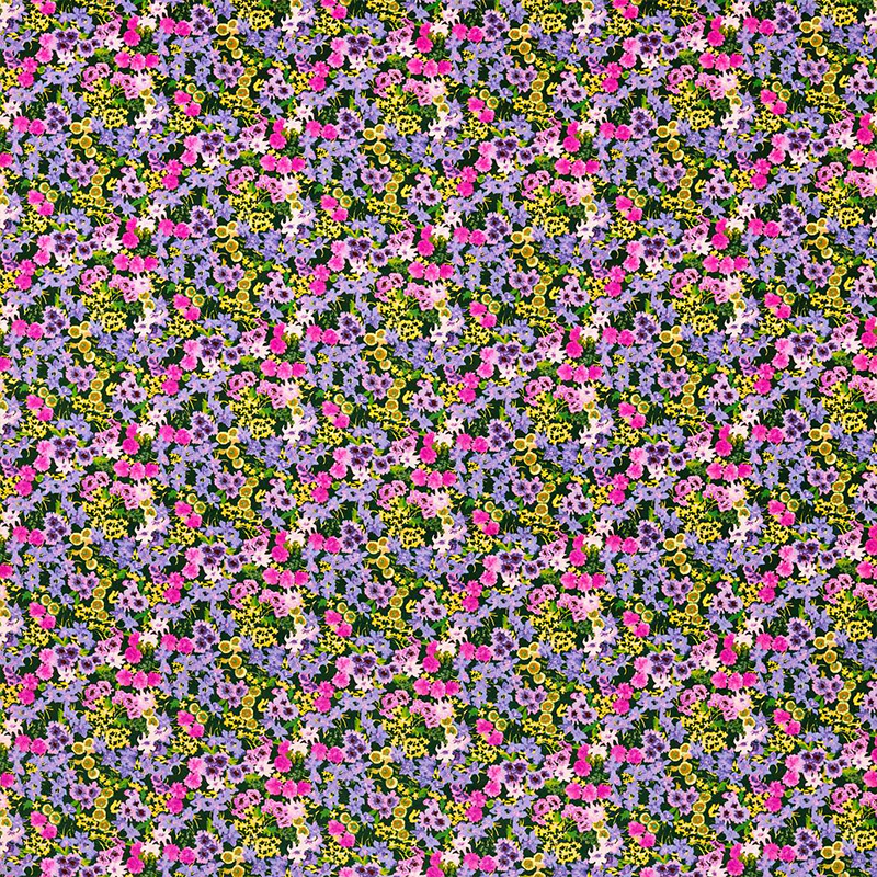 TESSUTO "WILDFLOWER MEADOW EMERALD/AMETHYST/ SPINEL" - HARLEQUIN