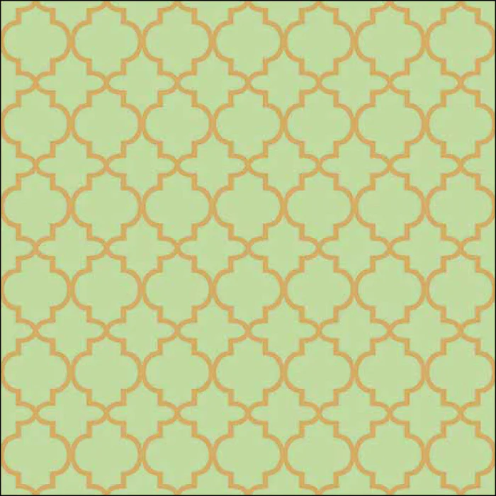 Tovaglioli Napkin 33 Ogee gold/green FSC Mix